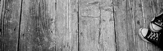 shoes and wood floor